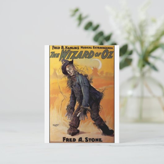 Tovenaar van Oz Briefkaart (Staand voorkant)