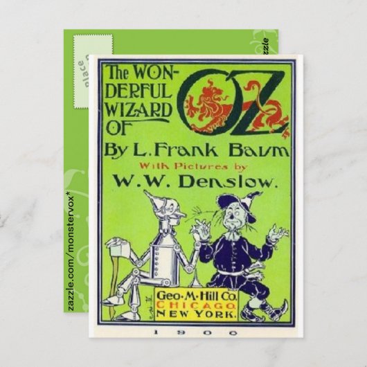 Tovenaar van Oz Briefkaart (Voorkant / Achterkant)