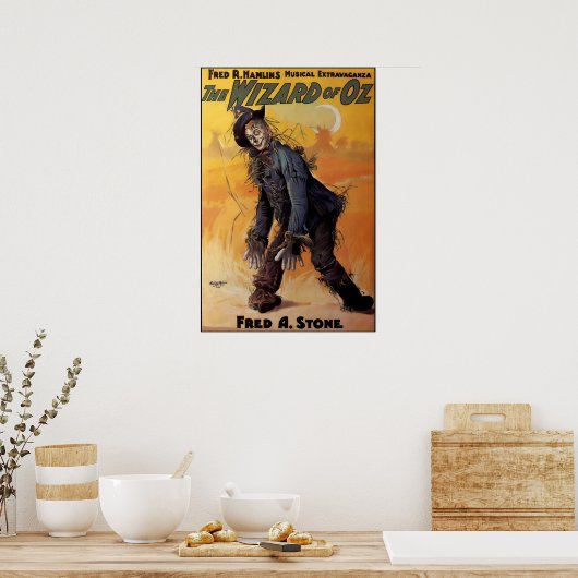 Tovenaar van Oz Broadway Show Poster 1903 (Keuken)