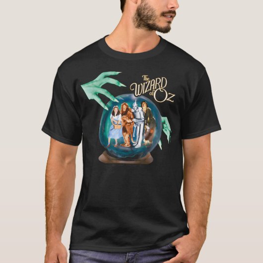 Tovenaar van Oz Crystal Ball T-shirt (Voorkant)