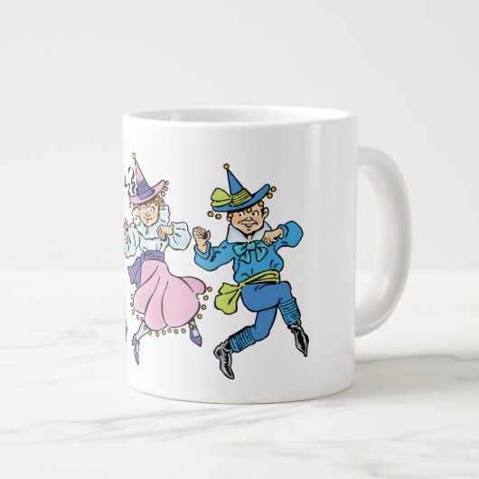 Tovenaar van Oz, Cute Dancing Munchkins! Grote Koffiekop (Voorkant rechts)