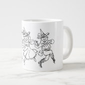  Tovenaar van Oz, Cute Dancing Munchkins! Grote Koffiekop (Voorkant rechts)