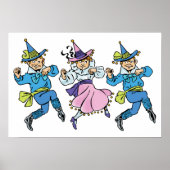  Tovenaar van Oz, Cute Dancing Munchkins! Poster (Voorkant)