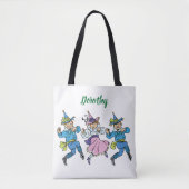 Tovenaar van Oz, Cute Dancing Munchkins! Tote Bag (Voorkant)