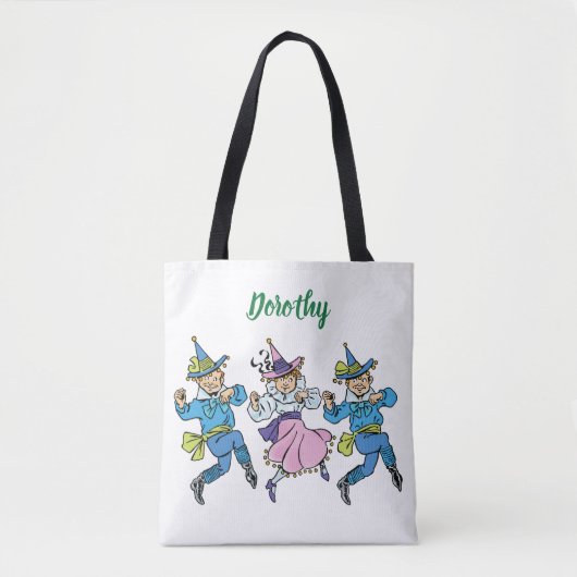Tovenaar van Oz, Cute Dancing Munchkins! Tote Bag (Voorkant)