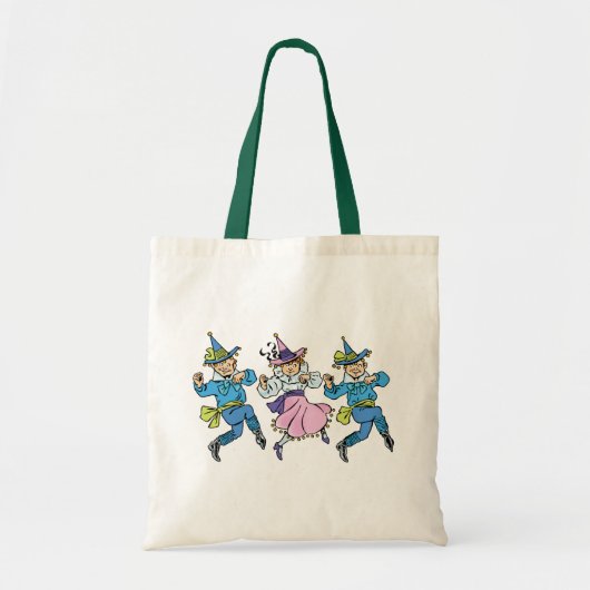  Tovenaar van Oz, Cute Dancing Munchkins! Tote Bag (Voorkant)