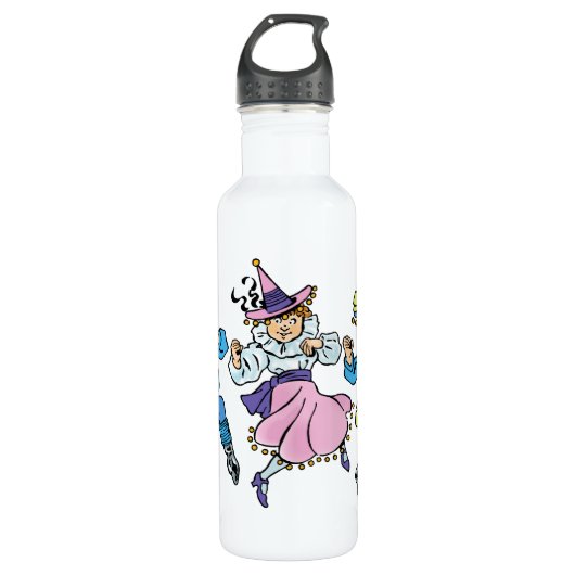  Tovenaar van Oz, Cute Dancing Munchkins! Waterfles (Voorkant)