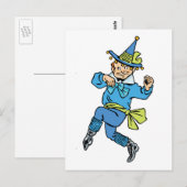  Tovenaar van Oz, Cute Dansjongen Munchkin! Briefkaart (Voorkant / Achterkant)