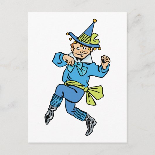  Tovenaar van Oz, Cute Dansjongen Munchkin! Briefkaart (Voorkant)