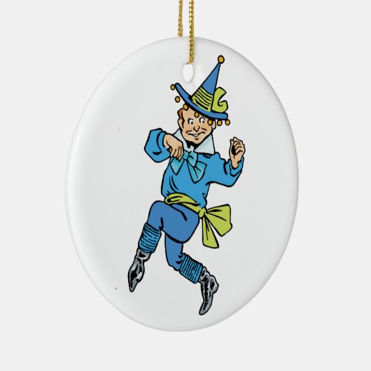  Tovenaar van Oz, Cute Dansjongen Munchkin! Keramisch Ornament (Rechts)