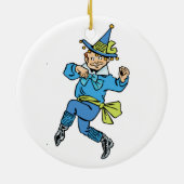 Tovenaar van Oz, Cute Dansjongen Munchkin! Keramisch Ornament (Achterkant)