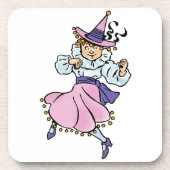 Tovenaar van Oz, Cute Dansling Girl Munchkin Bier Onderzetter (Voorkant)