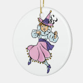  Tovenaar van Oz, Cute Dansling Girl Munchkin Keramisch Ornament (Links)