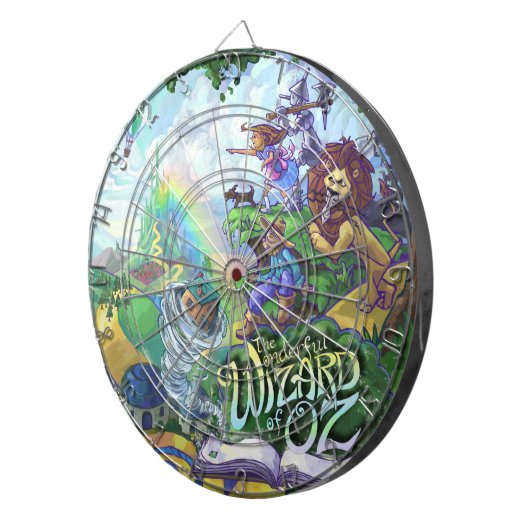 Tovenaar van Oz Dartbord (Voorkant Rechts)