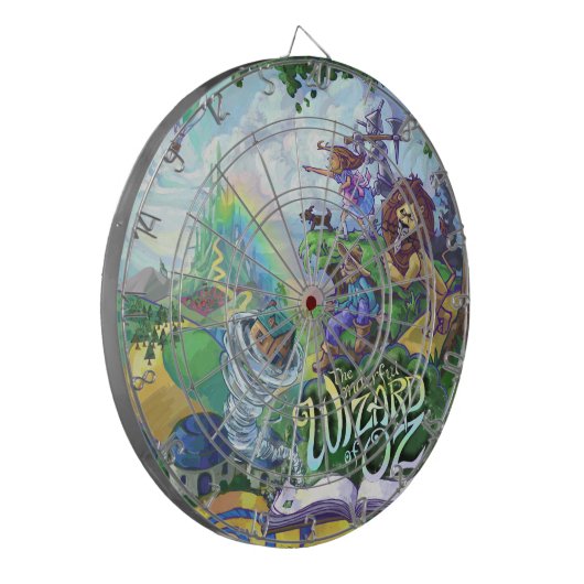Tovenaar van Oz Dartbord (Voorkant Links)