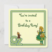  Tovenaar van Oz, de Uitnodiging van de Partij van (Voorkant)