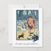 Tovenaar van Oz, de Uitnodiging van het Baby show (Voorkant)