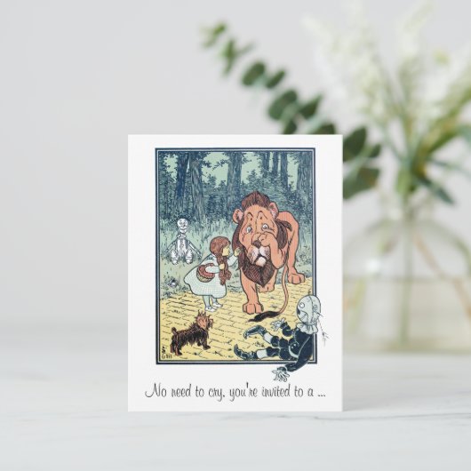  Tovenaar van Oz, de Uitnodiging van het Baby show (Staand voorkant)