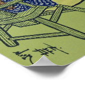  tovenaar van OZ die bij de lijst eet Poster (Hoek)