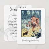  Tovenaar van Oz, Dorothy, Boy Birthday Party Kaart (Voorkant / Achterkant)