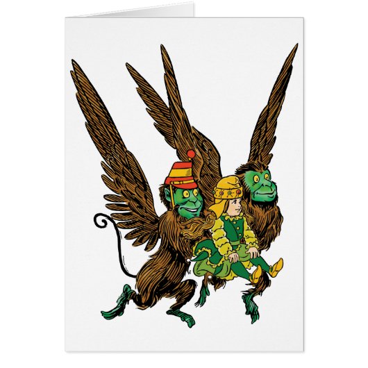  tovenaar van Oz, Dorothy, boze vliegende apen (Voorkant)