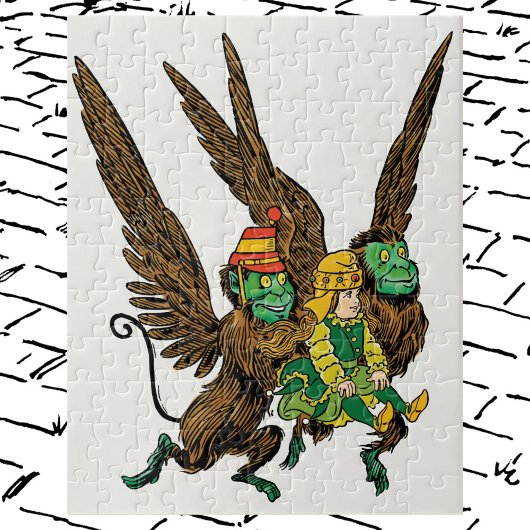  tovenaar van Oz, Dorothy, boze vliegende apen Legpuzzel