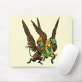  tovenaar van Oz, Dorothy, boze vliegende apen Muismat (Met muis)