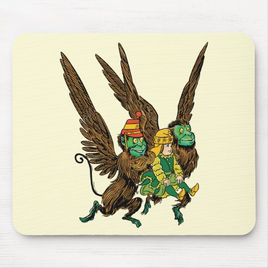  tovenaar van Oz, Dorothy, boze vliegende apen Muismat (Voorkant)