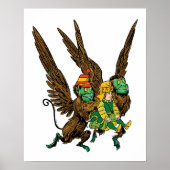  tovenaar van Oz, Dorothy, boze vliegende apen Poster (Voorkant)