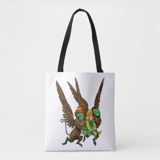  tovenaar van Oz, Dorothy, boze vliegende apen Tote Bag (Voorkant)