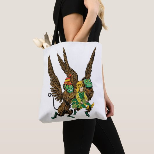 tovenaar van Oz, Dorothy, boze vliegende apen Tote Bag (Dichtbij)