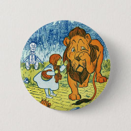 Tovenaar van Oz Dorothy en de laffe Lion Ronde Button 5,7 Cm