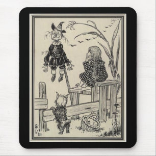 Tovenaar van Oz Dorothy en de Scarecrow Muismat