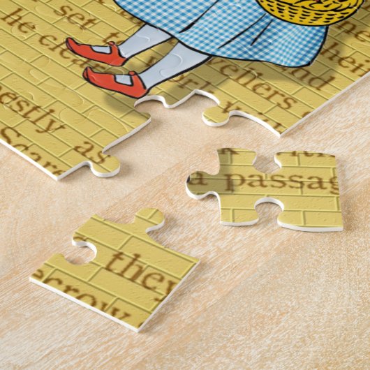 Tovenaar van Oz-Dorothy en Tin Man Legpuzzel (Zijkant)