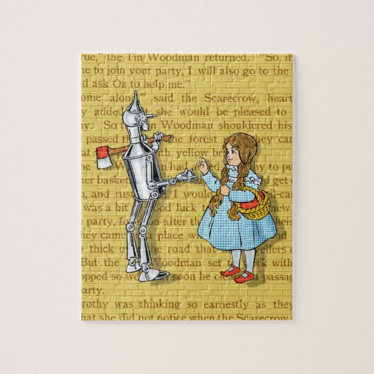 Tovenaar van Oz-Dorothy en Tin Man Legpuzzel (Verticaal)