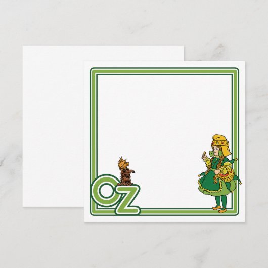  tovenaar van Oz; Dorothy en Toto (Voorkant / Achterkant)