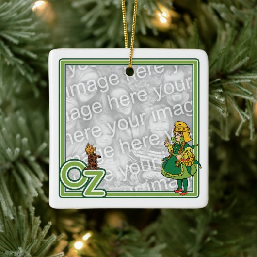  tovenaar van Oz; Dorothy en Toto Keramisch Ornament (Boom)