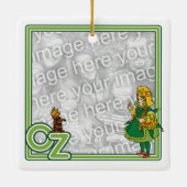  tovenaar van Oz; Dorothy en Toto Keramisch Ornament (Achterkant)