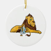  tovenaar van Oz, Dorothy en Toto met Lion Keramisch Ornament (Voorkant)