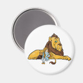  tovenaar van Oz, Dorothy en Toto met Lion Magneet (Voorkant / Achterkant)
