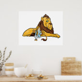 tovenaar van Oz, Dorothy en Toto met Lion Poster (Keuken)