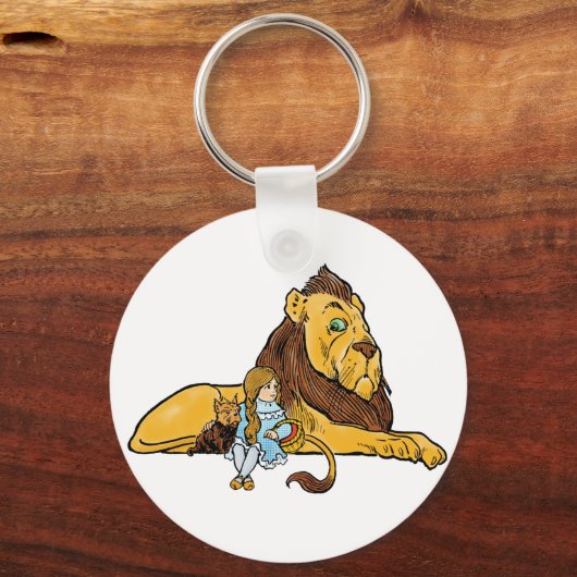  tovenaar van Oz, Dorothy en Toto met Lion Sleutelhanger (Voorkant)