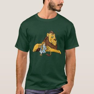 tovenaar van Oz, Dorothy en Toto met Lion T-shirt