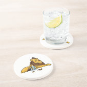  tovenaar van Oz, Dorothy en Toto met Lion Zandsteen Onderzetter (Zijkant)