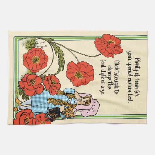  Tovenaar van Oz, Dorothy en Toto Theedoek (Horizontaal)