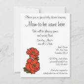  tovenaar van Oz, Dorothy, Girl Baby shower Kaart (Achterkant)