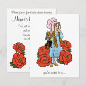  tovenaar van Oz, Dorothy, Girl Baby shower Kaart (Voorkant / Achterkant)