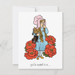 tovenaar van Oz, Dorothy, Girl Baby shower Kaart