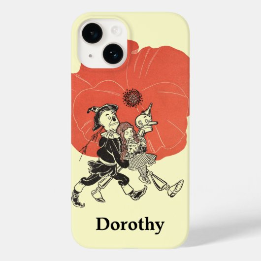 Tovenaar van Oz, Dorothy met Poppy Flowers Case-Mate iPhone Case (Achterkant)
