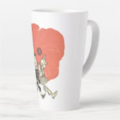 Tovenaar van Oz, Dorothy met Poppy Flowers Latte Mok (Rechterhoek)